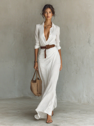 Sophie™ | Robe Élégante avec Ceinture