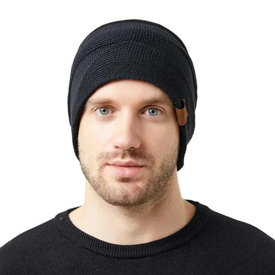 Bonnet F&S™ | Élégance intemporelle en laine douce, couleur raffinée
