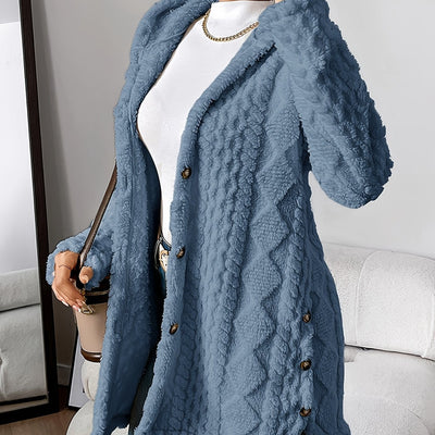 Elena™ | Veste à Capuche en Fausse Fourrure avec Détails de Luxe
