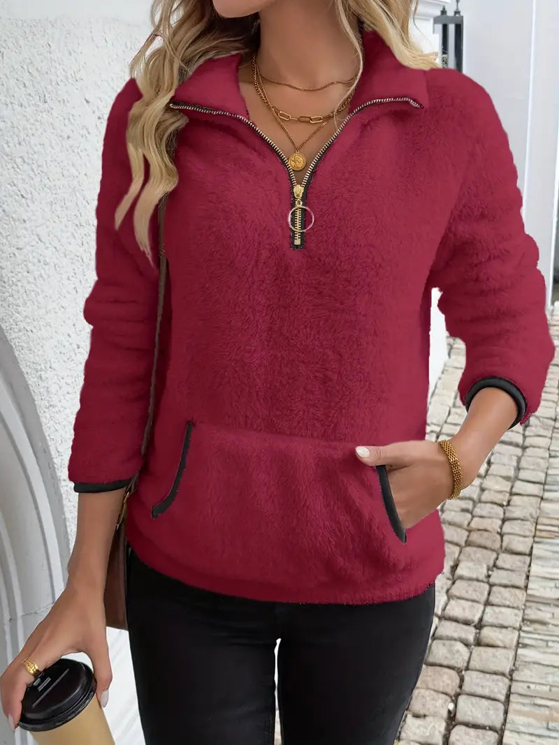 Pull Nuage™ | Cosy Demi-Zip Blanc