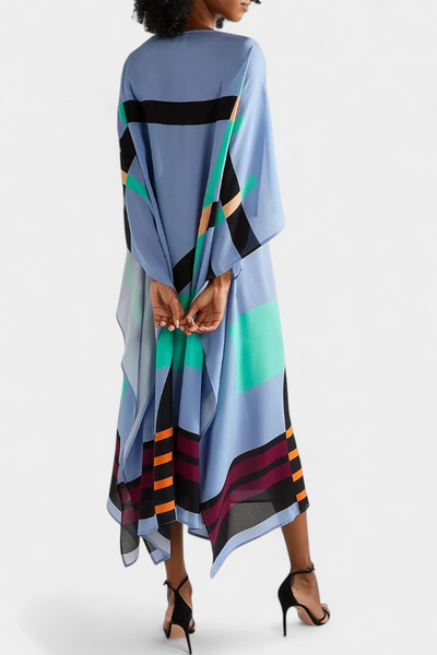 Elenora™ | Caftan Luxe à Imprimé Géométrique