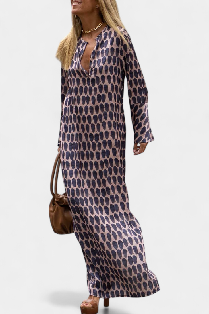 Brisa™ | Robe d’Été Fluide à Imprimé Graphique