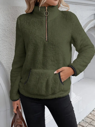 Pull Nuage™ | Cosy Demi-Zip Blanc
