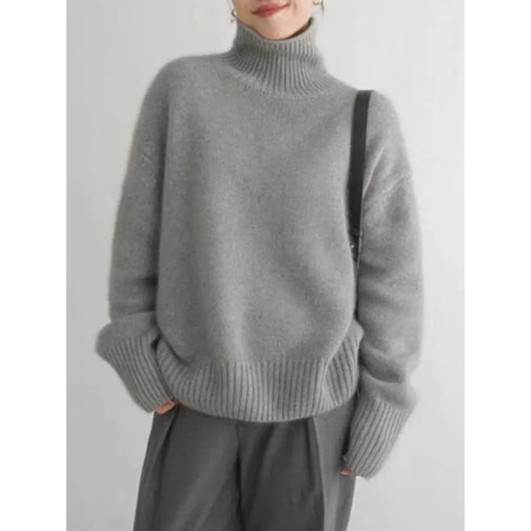 Ellee™ | Pull en Cachemire Élégant, Couleur Sophistiquée