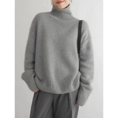 Ellee™ | Pull en Cachemire Élégant, Couleur Sophistiquée