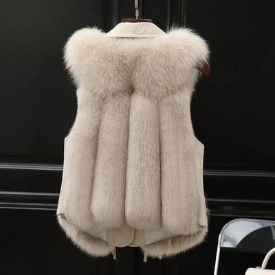Aurélie™ | Gilet en Fausse Fourrure de Luxe avec Détails Modernes
