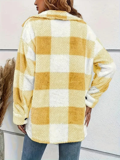 Bella™ | Manteau Élégant à Carreaux