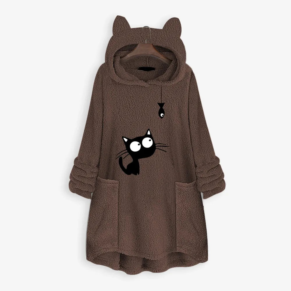 Pull Nuage™ | Brun Café – Chat