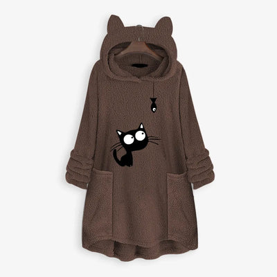 Pull Nuage™ | Brun Café – Chat