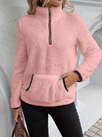 Pull Nuage™ | Cosy Demi-Zip Blanc