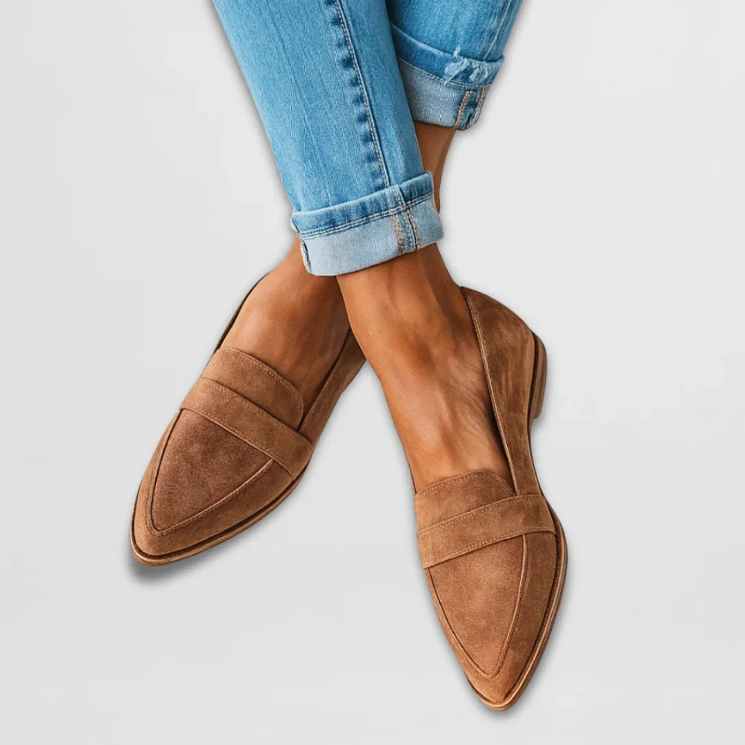 Suzy™ | Mocassins en Suède de Luxe pour Tous les Jours