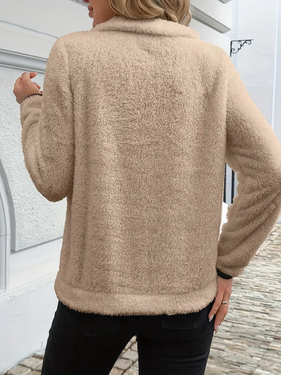 Pull Nuage™ | Cosy Demi-Zip Blanc