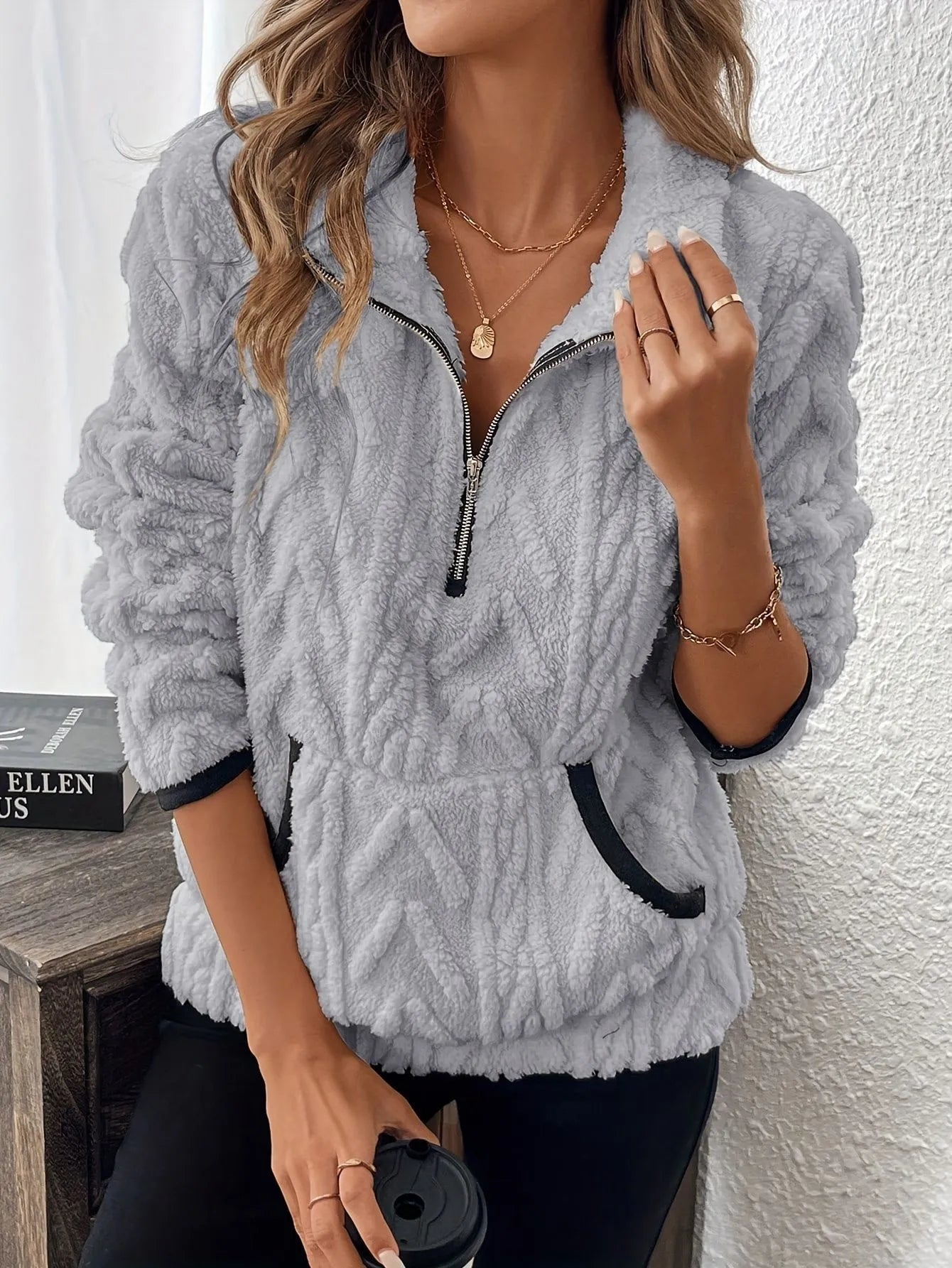 Pull Nuage™ | Zippé Décontracté