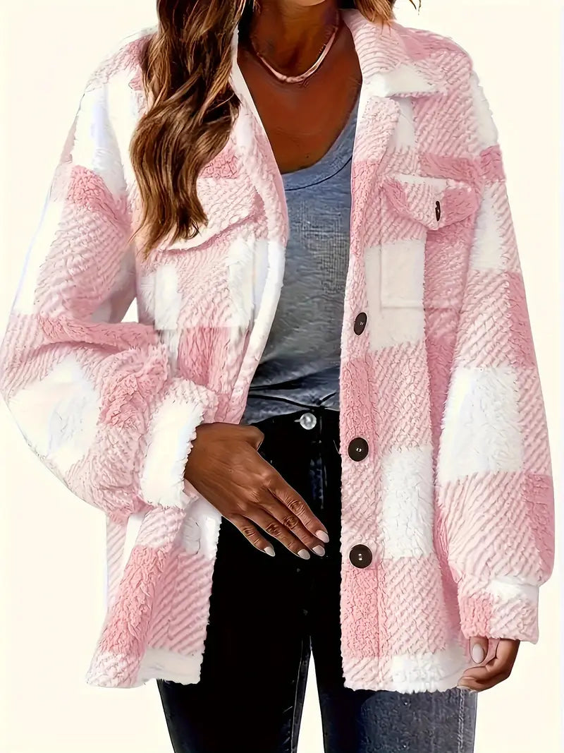 Bella™ | Manteau Élégant à Carreaux