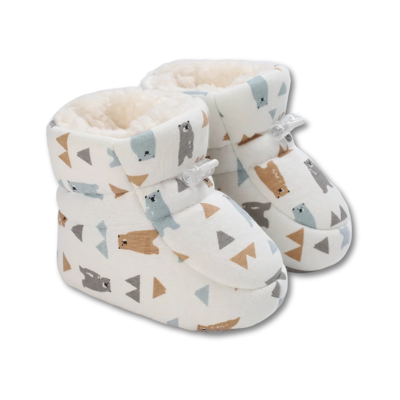 CubbySteps™ | Chaussons Bébé en Coton avec Motifs Adorables