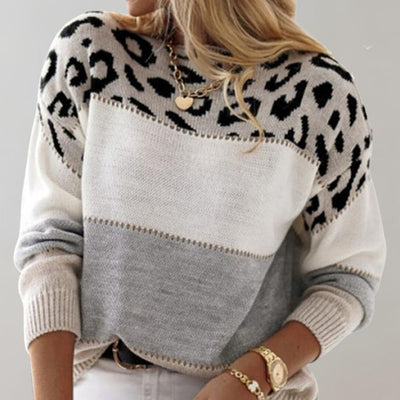 Charlène™ | Pull Léopard Décontracté au Style Raffiné