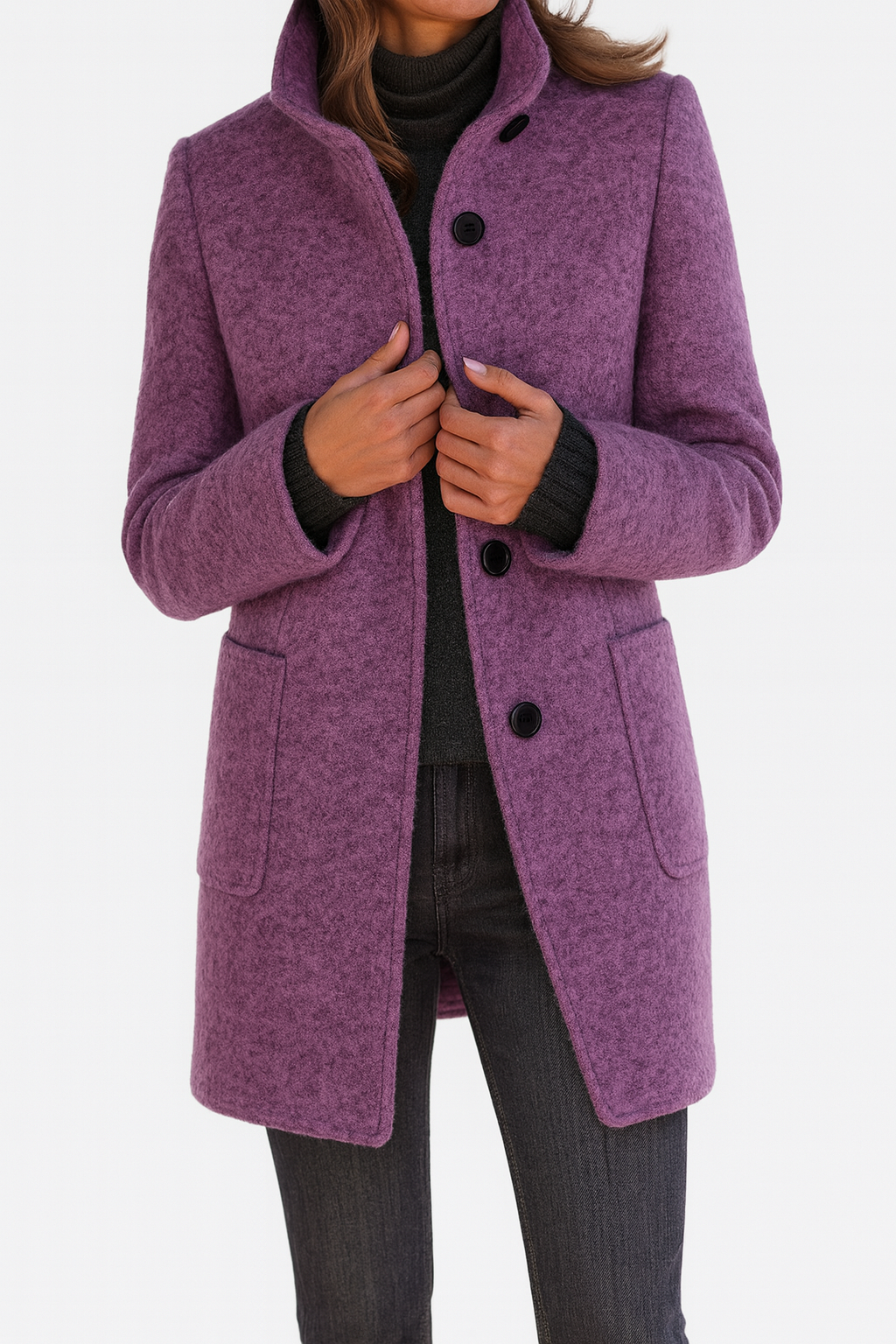 Élise™ | Manteau Chaud au Style Intemporel