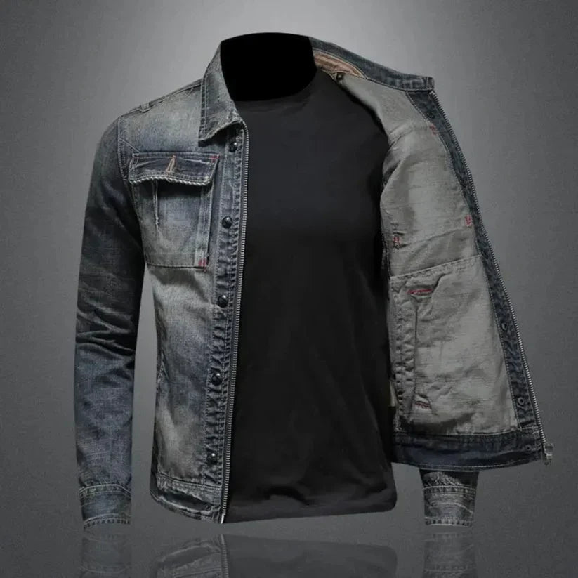 Brandon™ | Veste en Jean Authentique au Style Intemporel