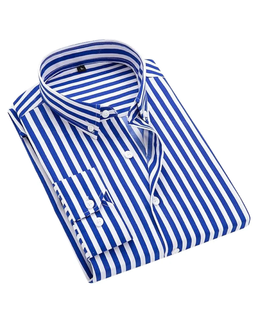 Noirhall™ | Chemise d'été rayée en coton premium