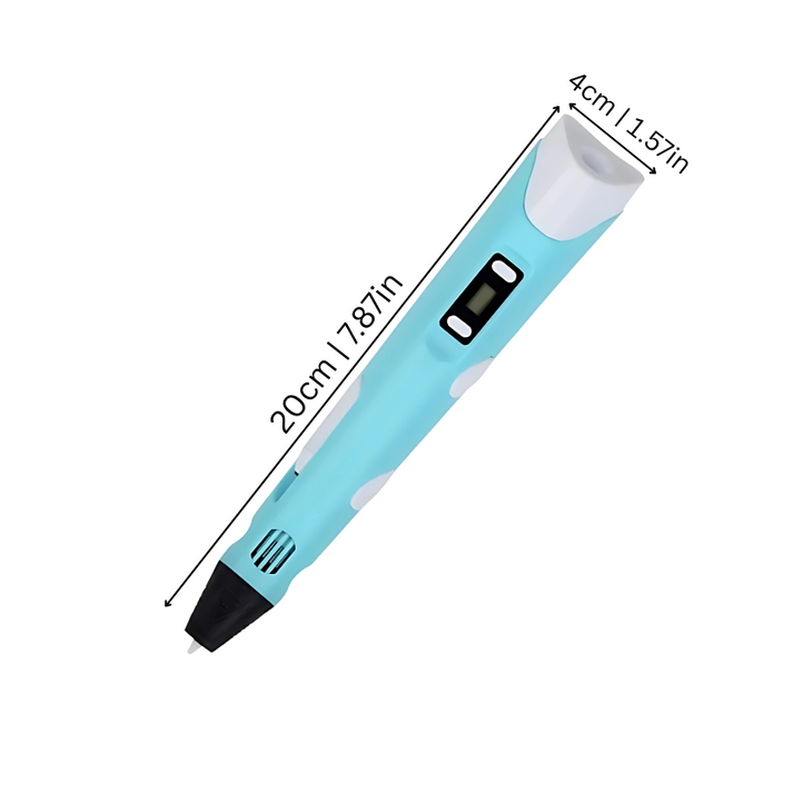 SketchFlow™ | Stylo 3D avec Kit Complet & Filaments Colorés