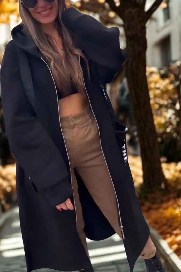 Élise™ | Manteau Moderne à Capuche