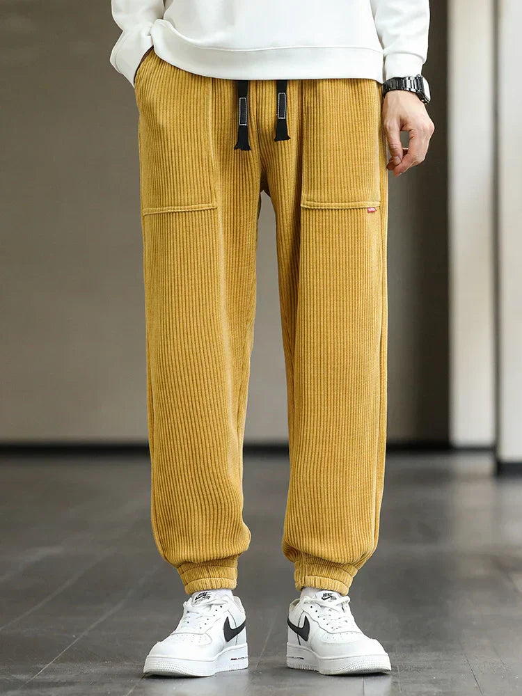 Lucien™ | Pantalon de Jogging en Velours Côtelé