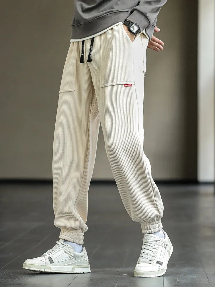 Lucien™ | Pantalon de Jogging en Velours Côtelé