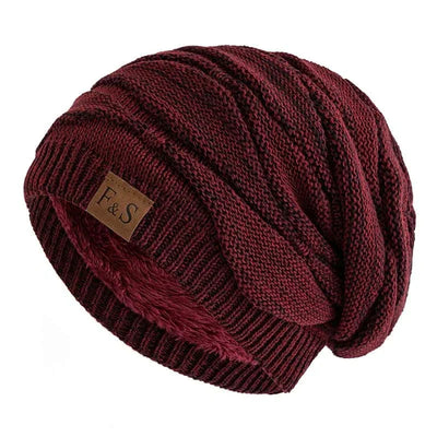 Bonnet F&S™ | Élégance intemporelle en laine douce, couleur raffinée