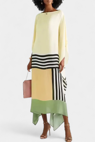 Elenora™ | Caftan Luxe à Imprimé Géométrique