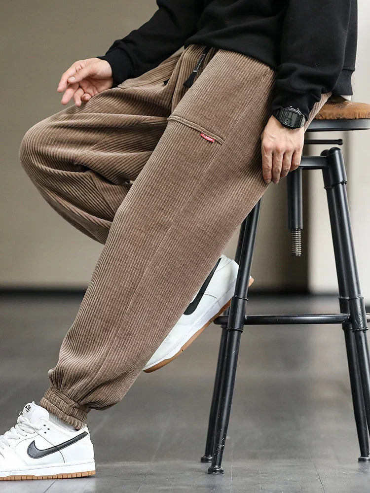 Lucien™ | Pantalon de Jogging en Velours Côtelé