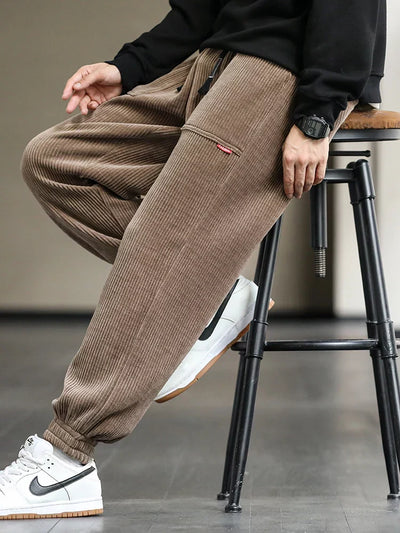 Lucien™ | Pantalon de Jogging en Velours Côtelé