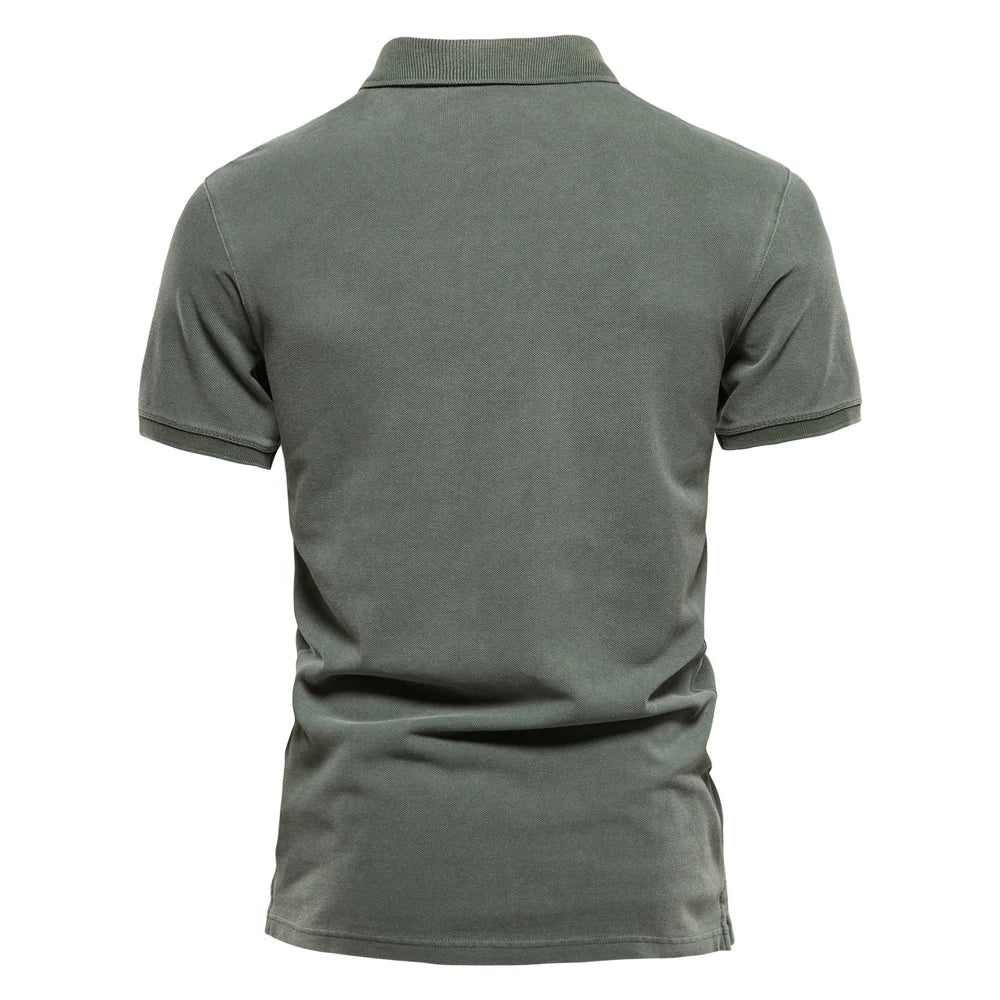 Beeckhoven™ | Polo minimaliste en coton haut de gamme