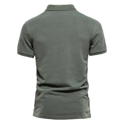 Beeckhoven™ | Polo minimaliste en coton haut de gamme