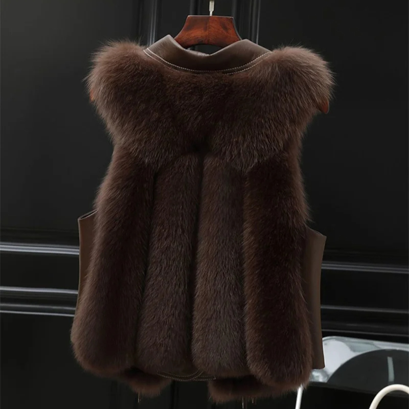 Aurélie™ | Gilet en Fausse Fourrure de Luxe avec Détails Modernes