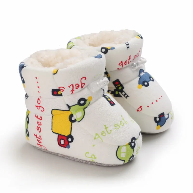 CubbySteps™ | Chaussons Bébé en Coton avec Motifs Adorables