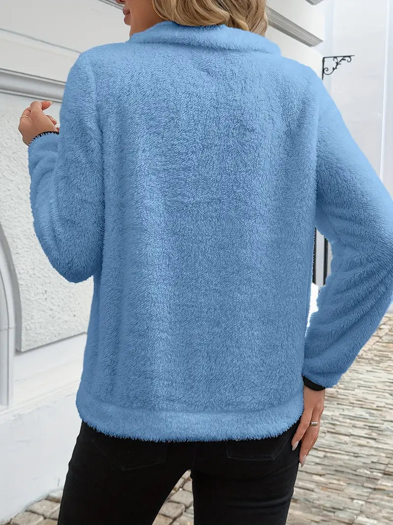 Pull Nuage™ | Cosy Demi-Zip Blanc