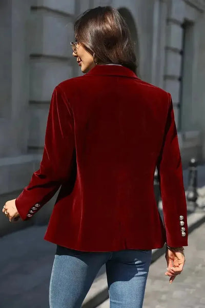 Amélie™ | Blazer en Velours à l’Élégance Intemporelle