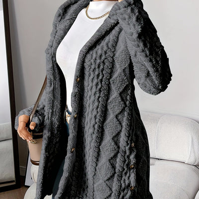 Elena™ | Veste à Capuche en Fausse Fourrure avec Détails de Luxe
