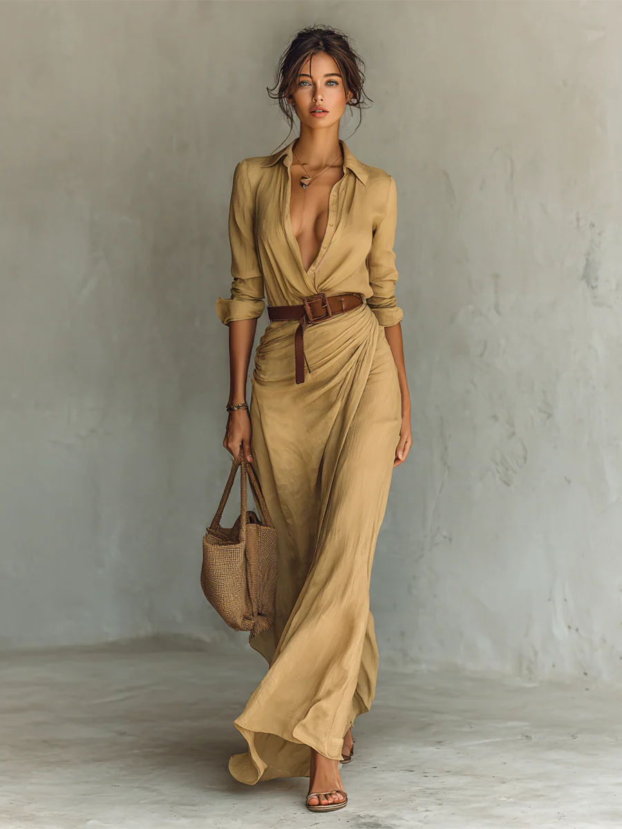 Sophie™ | Robe Élégante avec Ceinture