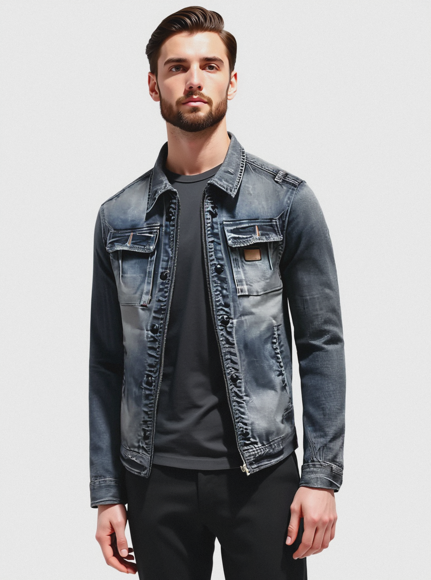 Brandon™ | Veste en Jean Authentique au Style Intemporel