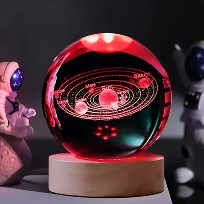 LumiOrbe™ | Lampe LED 3D en cristal, édition limitée