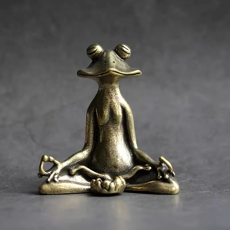 Sébastien™ | Figurine Méditative en Laiton Massif
