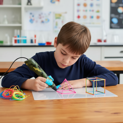 SketchFlow™ | Stylo 3D avec Kit Complet & Filaments Colorés