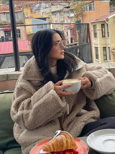 Sabine™ | Manteau Oversize en Laine Haut de Gamme