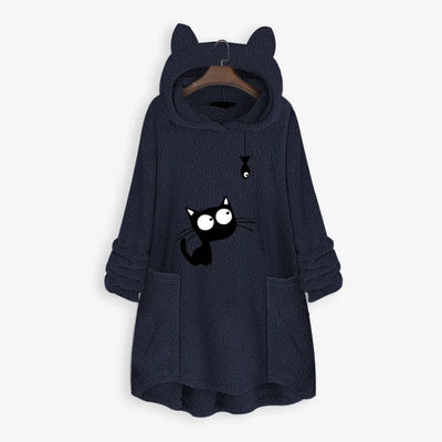 Pull Nuage™ | Bleu Marine – Chat