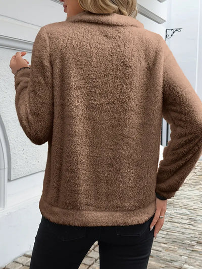 Pull Nuage™ | Cosy Demi-Zip Blanc