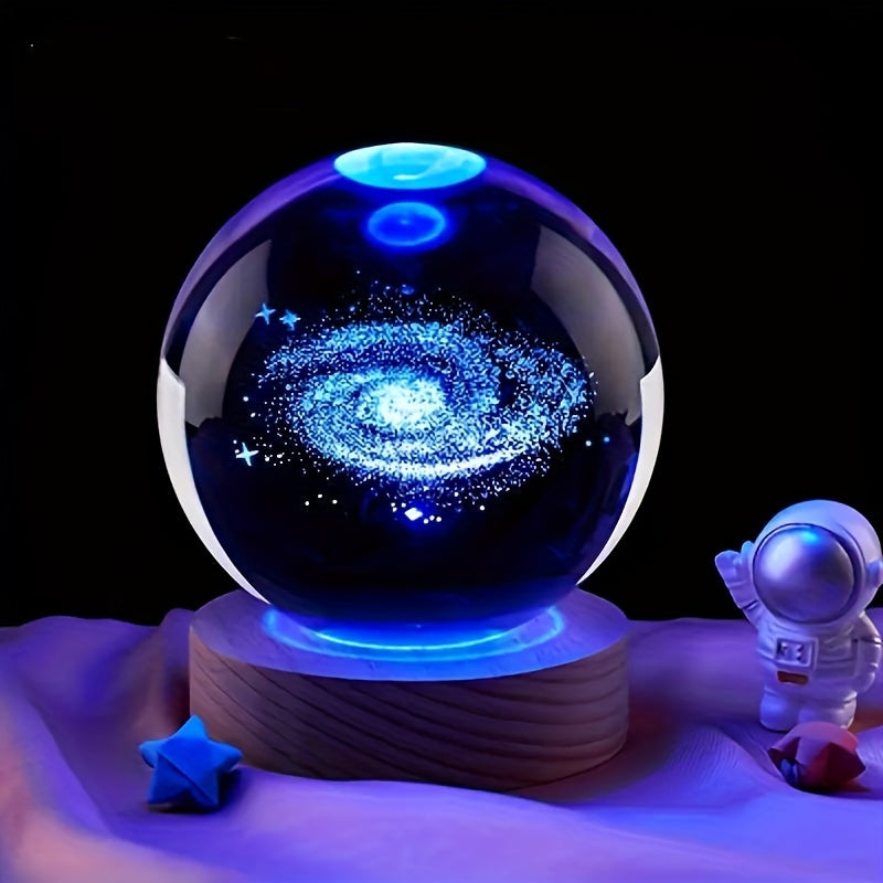 LumiOrbe™ | Lampe LED 3D en cristal, édition limitée