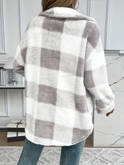 Bella™ | Manteau Élégant à Carreaux