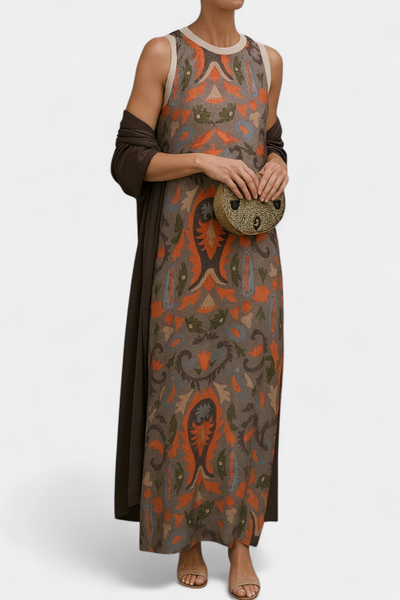 Alice™ | Robe de Soirée Intemporelle avec Étole Élégante