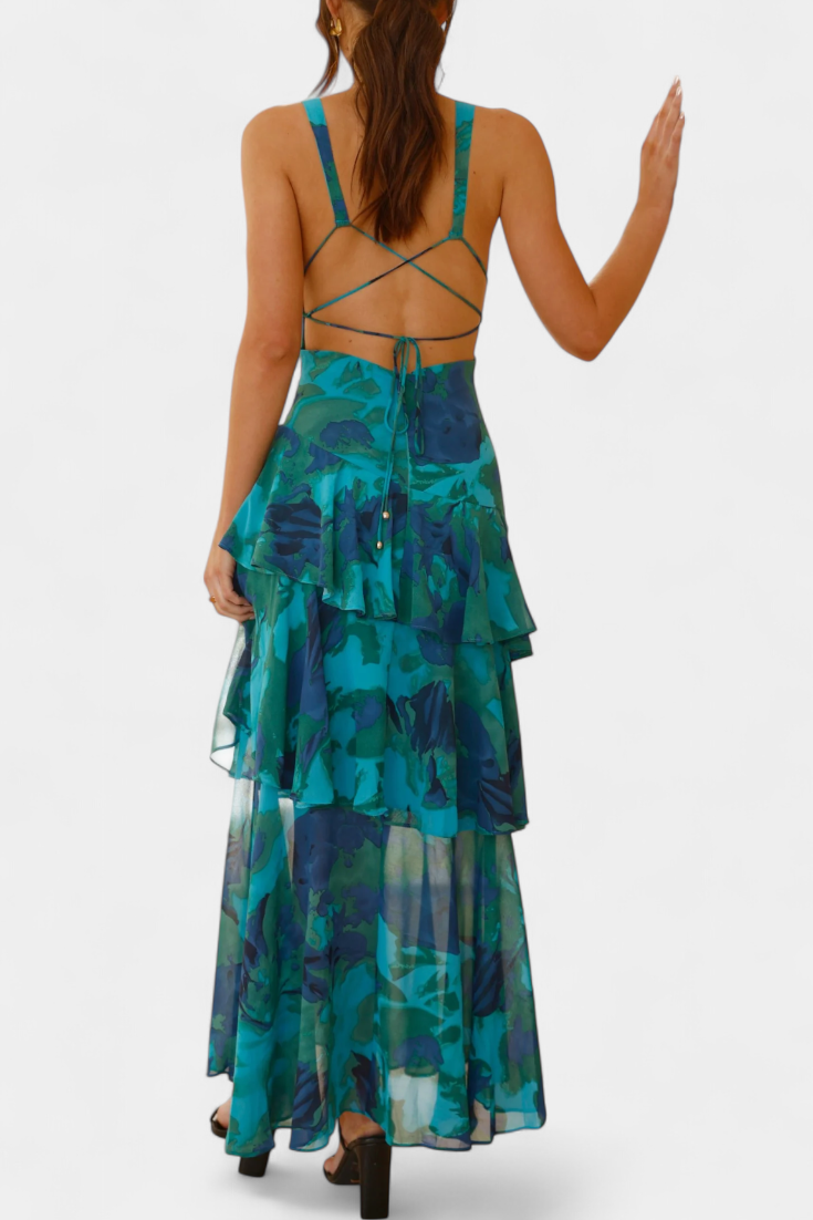 Domenica™ | Robe d’Été Romantique en Mousseline Aérienne